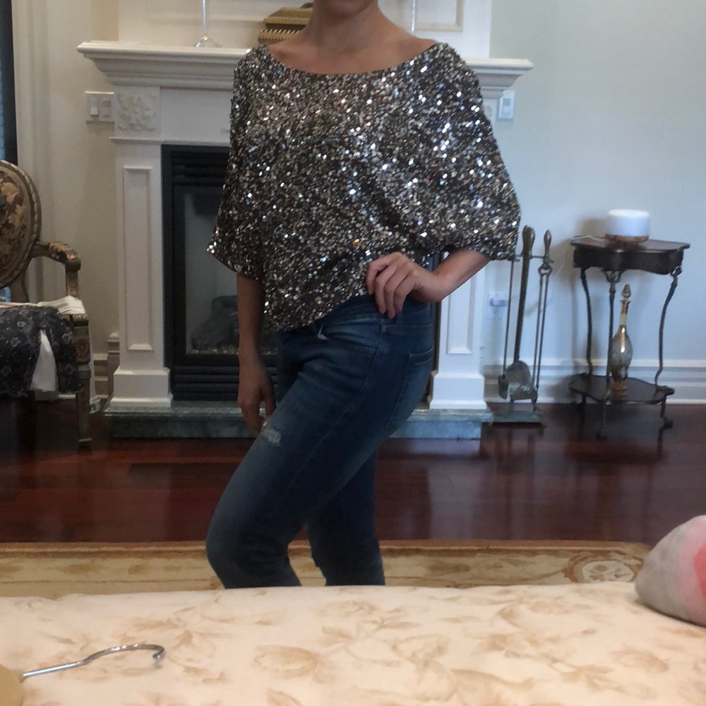 Vince sequin top